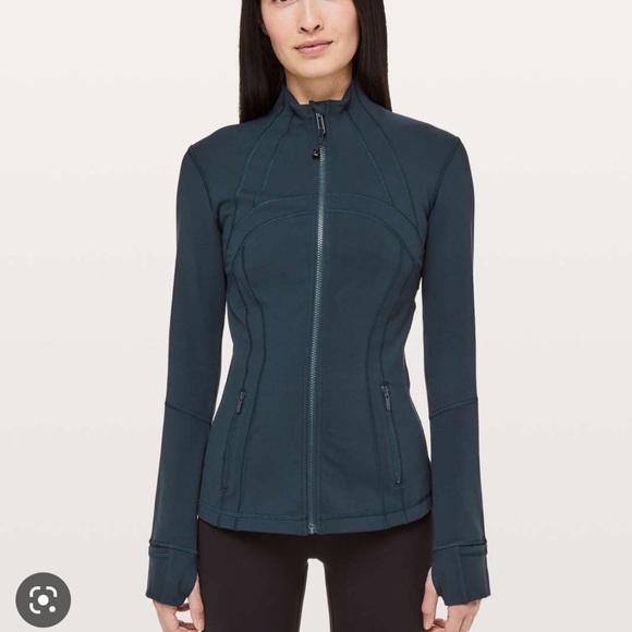 Lululemon define jacket size 4, colour nocturnal teal perfect condition - Picture 1 of 2